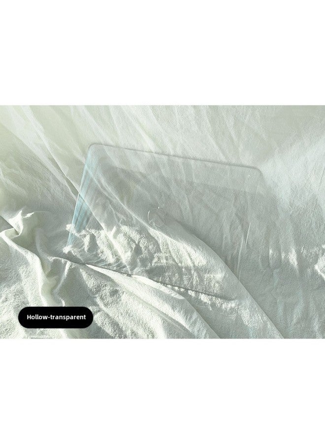For Macbook M4 Crystal Transparent Protective Case 14 Inch Pro Apple Laptop Protective Case-Color:Crystal Transparent-Applicable Model:2019 16 Inch Pro 【a2141 】 (hollow) - Image 1